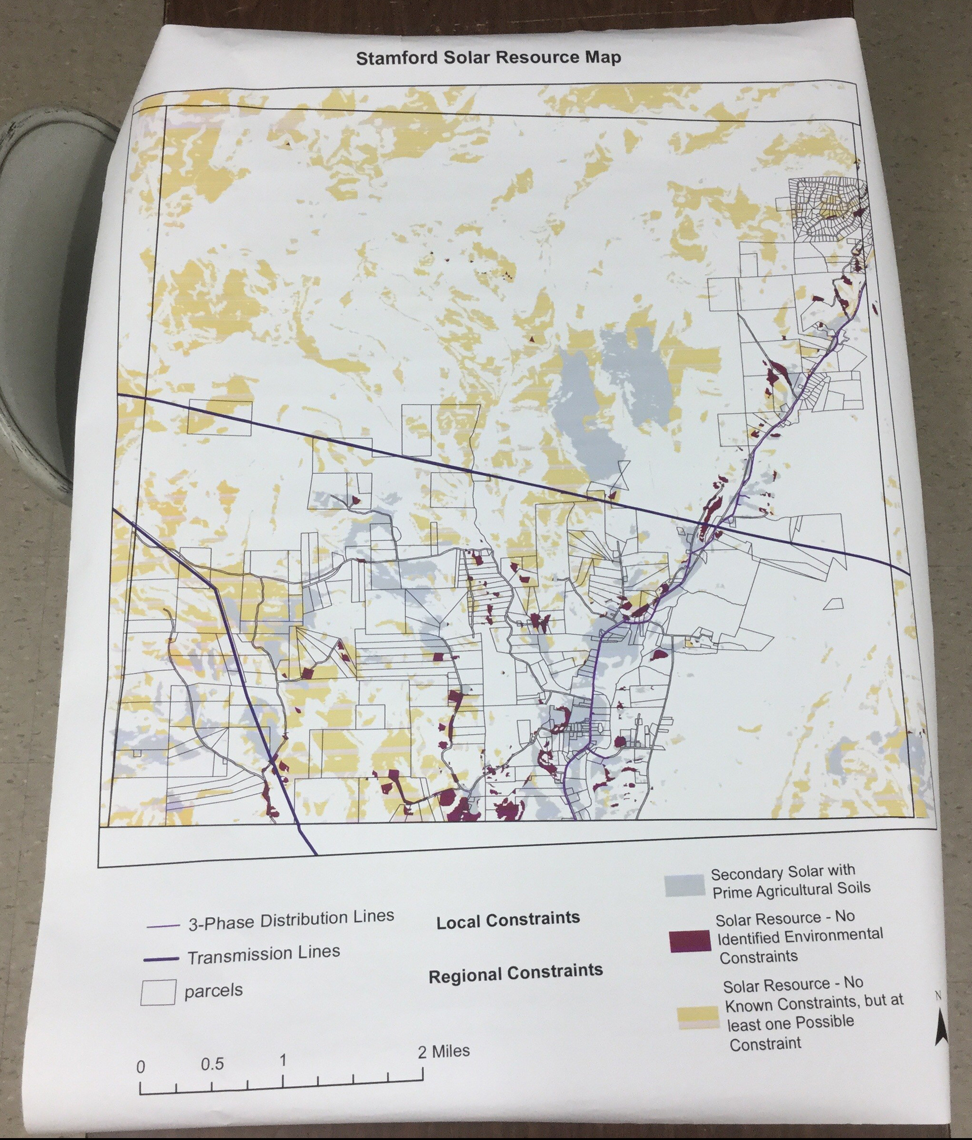 Stamford Solar Resource Map